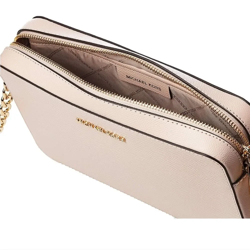 Michael Kors Jet Set Large East/West Crossbody Bag-‎ Pink
